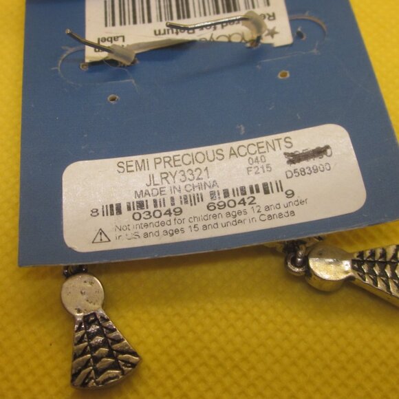 Lucky Brand Turquoise Dangle Earrings - Picture 3 of 3